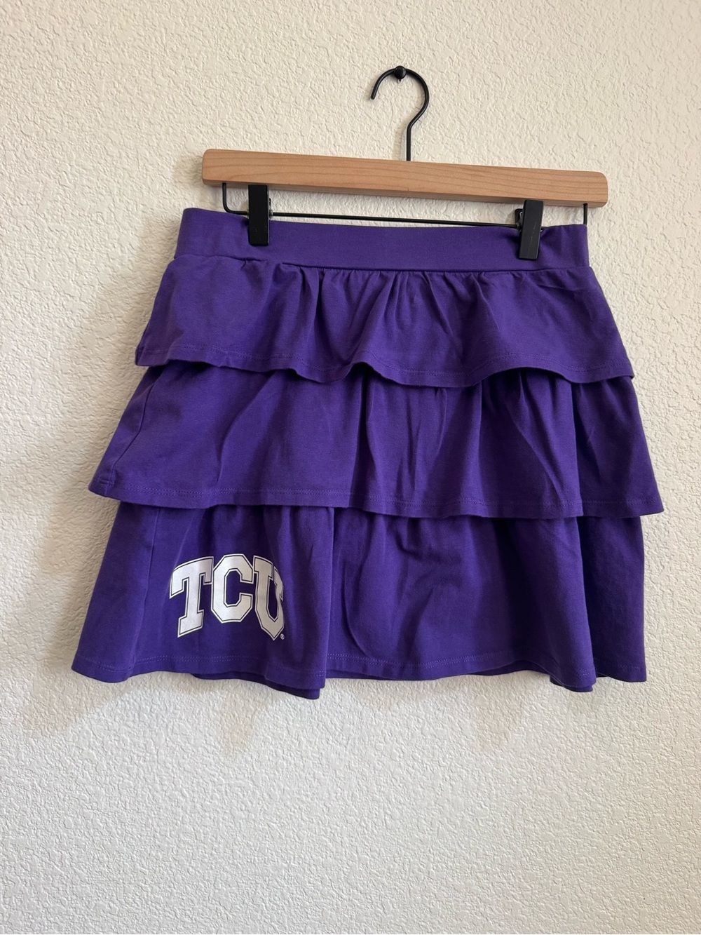 Ketch The Sport TCU Horned Frogs Ruffle Skirt